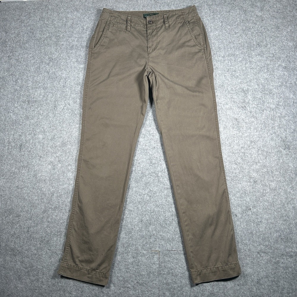 Lauren Ralph Lauren Pants Womens 4 Newbury Chinos Khaki Flat Front Preppy